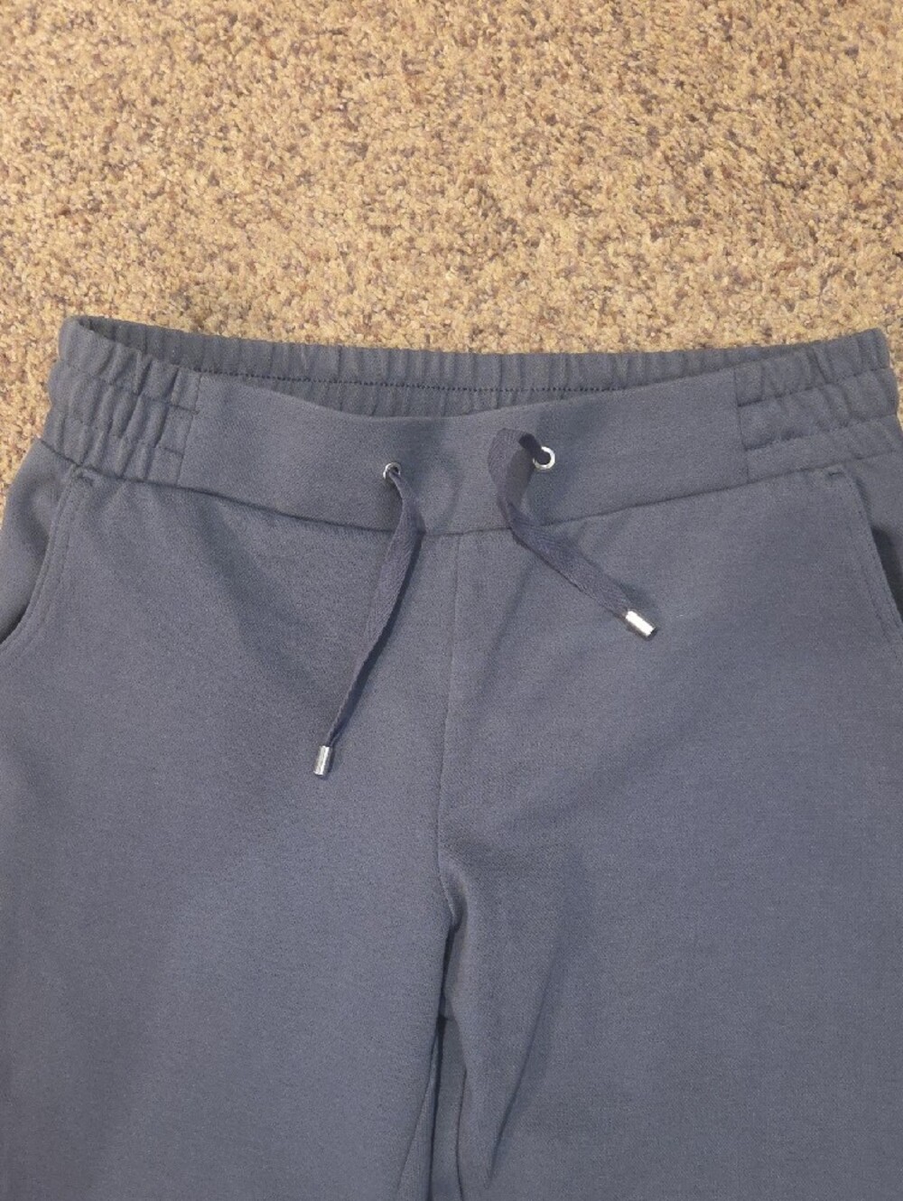 Time and Tru Petite Casual Knit Pants in Slate Blue - Picture 3 of 3